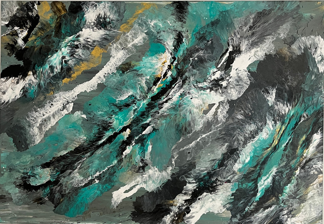 Turquoise Mist - 100 x 70 cm - RoomVibe