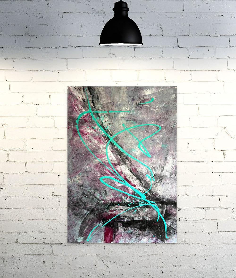 Medium Abstract Drawing Medium Abstract Paintings | Modern Wall Art – IrenArtStudio