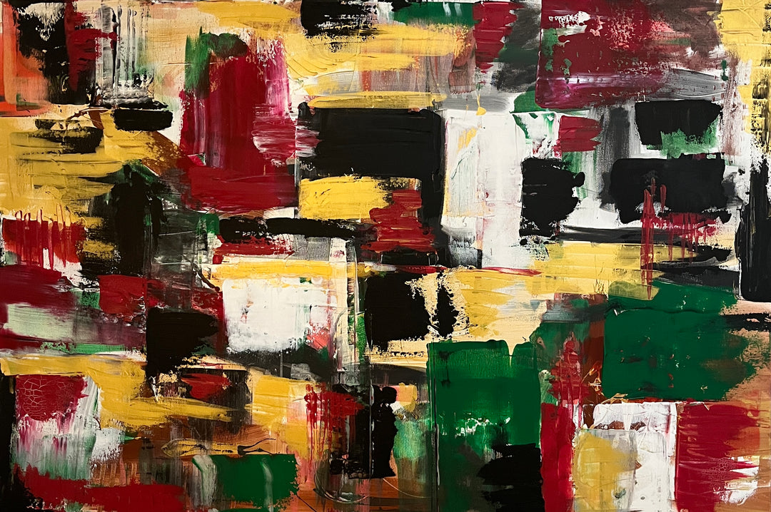 Red City - 150 × 100 cm - RoomVibe